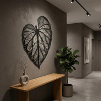 tropical leaf wall art