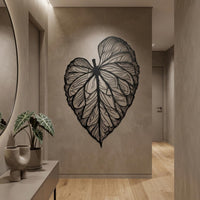 tropical leaf wall art