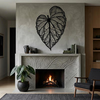 tropical leaf wall art