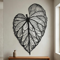 tropical leaf wall art