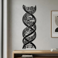 music note metal wall art