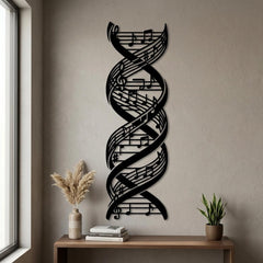 music note metal wall art