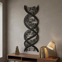 music note metal wall art