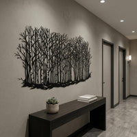 Birch Forest Metal Wall Decor