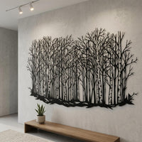 Birch Forest Metal Wall Decor