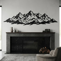 Mountain Range Metal Wall Decor