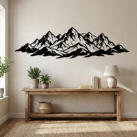Mountain Range Metal Wall Decor