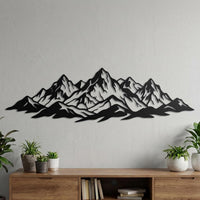 Mountain Range Metal Wall Decor