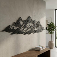 Mountain Range Metal Wall Decor