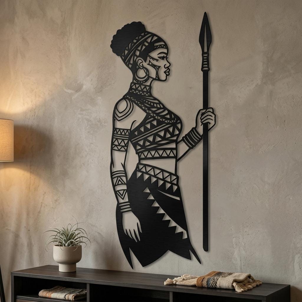 African Woman Wall Decor