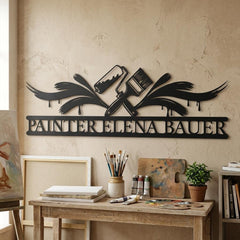 Custom Painter Name Sign