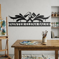 Custom Painter Name Sign
