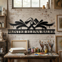 Custom Painter Name Sign
