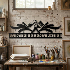 Custom Painter Name Sign