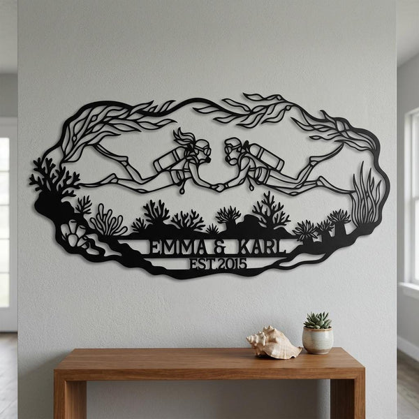 Custom Diver Name Sign