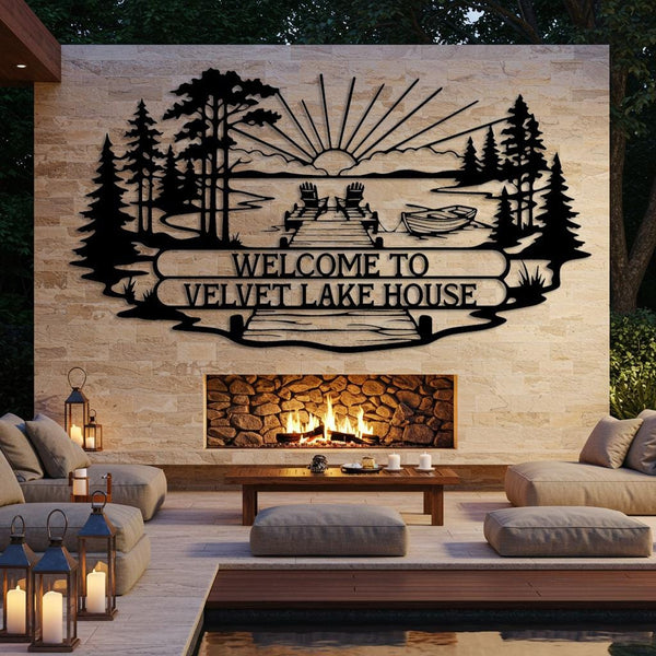 Custom Lake House Sign