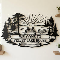 Custom Lake House Sign