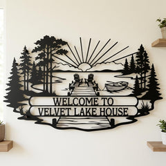 Custom Lake House Sign