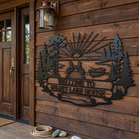 Custom Lake House Sign