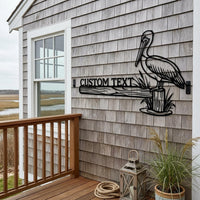 Custom Pelican Metal Sign