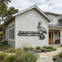 Custom Pelican Metal Sign