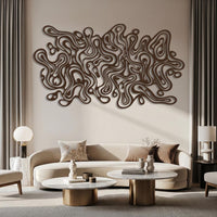 Unbounded Abstract Metal Wall Decor