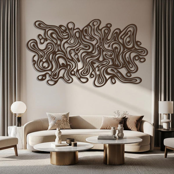 Unbounded Abstract Metal Wall Decor