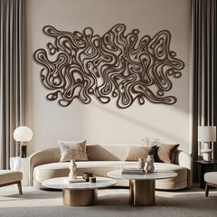 Unbounded Abstract Metal Wall Decor
