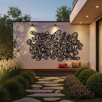 Unbounded Abstract Metal Wall Decor
