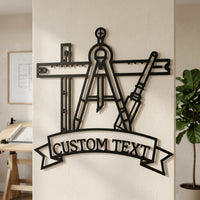 Custom Architect Drafting Sign