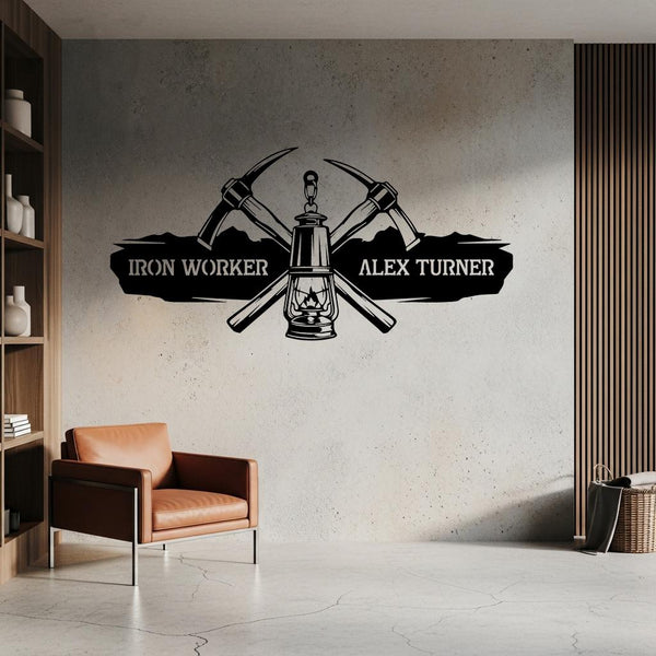 Miner Custom Metal Sign