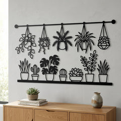 Boho Vase Flofers Wall Decor