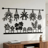 Boho Vase Flofers Wall Decor