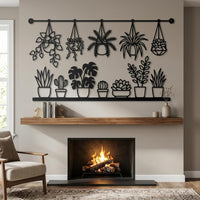 Boho Vase Flofers Wall Decor