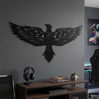 tribal phoenix wall art