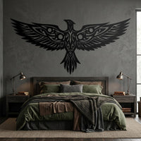 tribal phoenix wall art