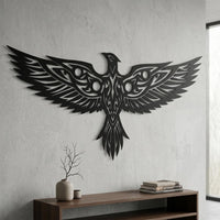 tribal phoenix wall art