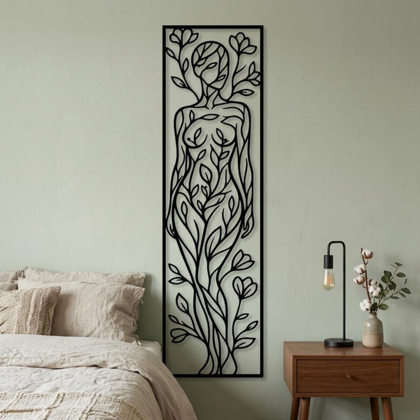 abstract female body wall art
