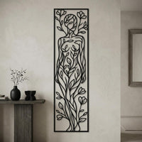 abstract female body wall art