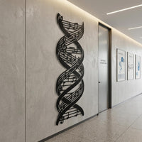 music note metal wall art
