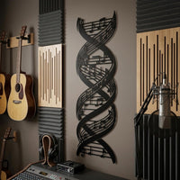 music note metal wall art
