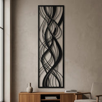 large abstract metal wall art