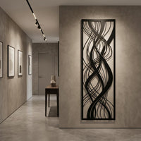 large abstract metal wall art