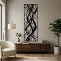large abstract metal wall art