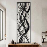large abstract metal wall art