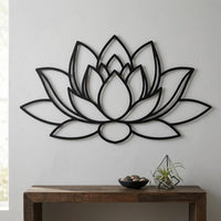 Large Lotus Flower Wall Art
