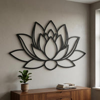 Large Lotus Flower Wall Art