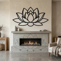 Large Lotus Flower Wall Art