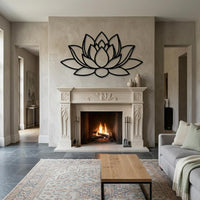 Large Lotus Flower Wall Art