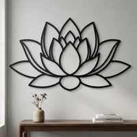 Large Lotus Flower Wall Art